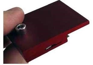 Auto Edger 1/16" Red anodised
