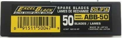 OLFA 9mm Replacement Ultra Sharp Snap Off Blades, 50pc/pak Japan make